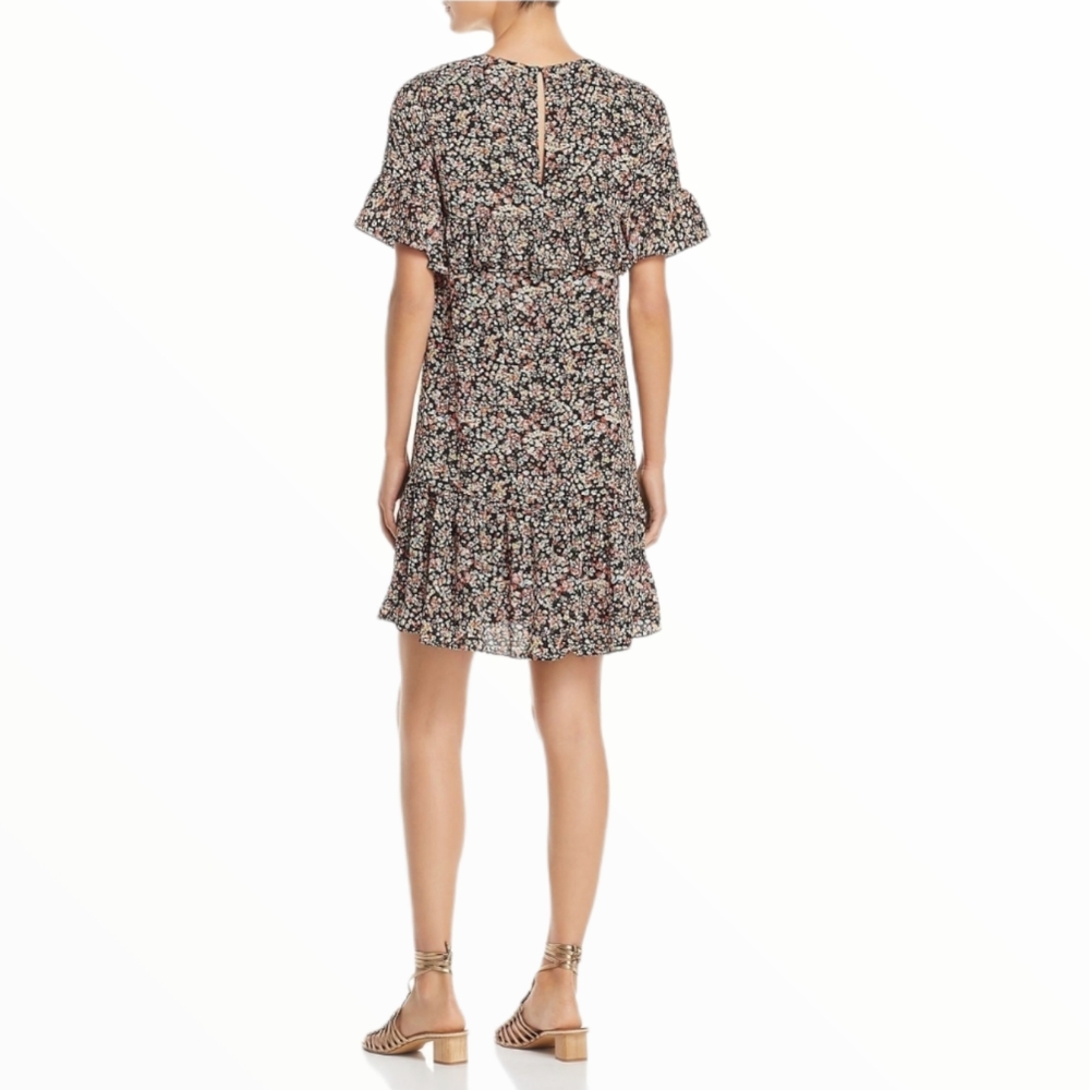 ALISON ANDREWS Micro Floral Ruffle Dress - Picture 6 of 6